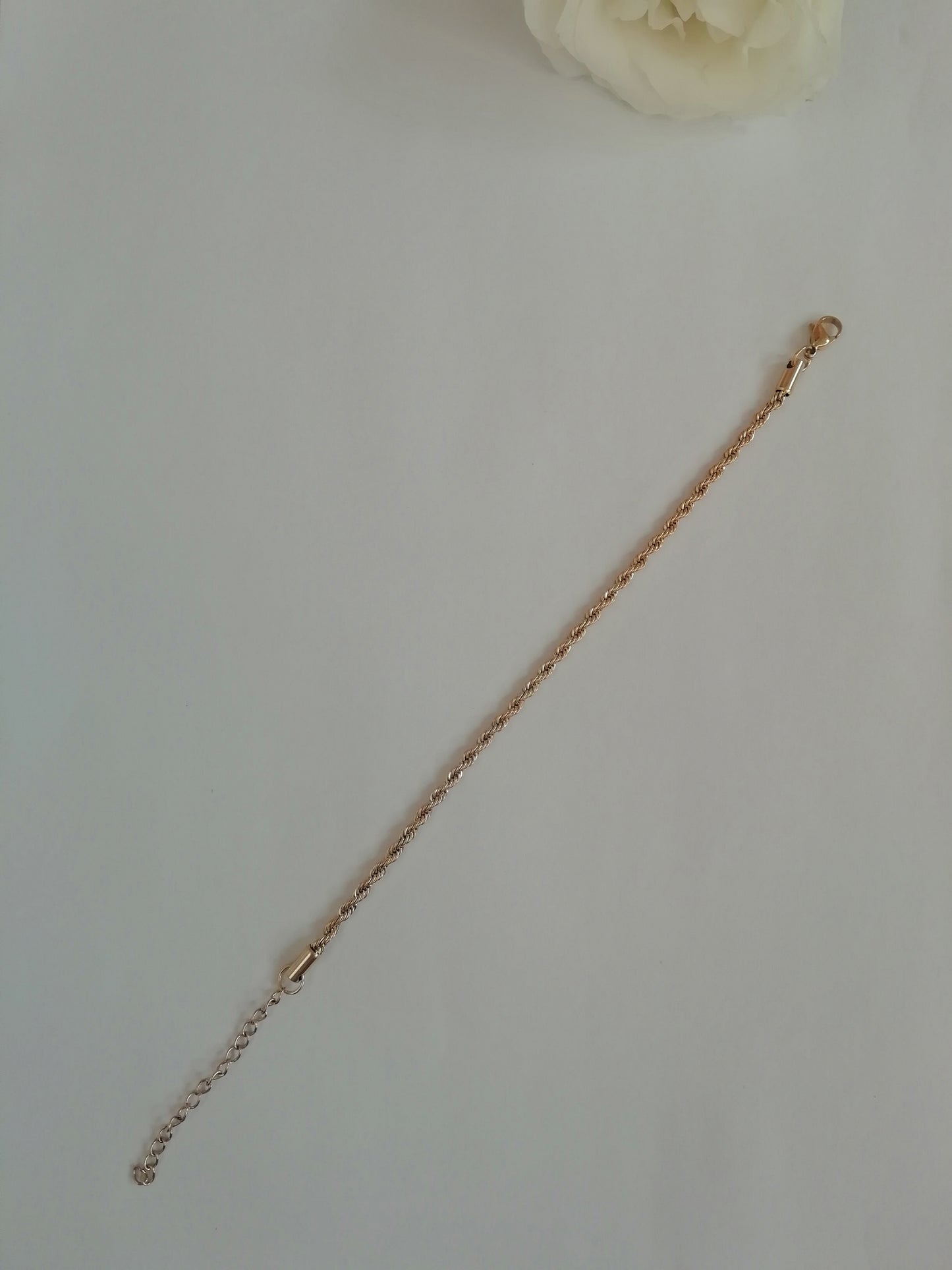 Rope Chain Bracelet | 18K Gold Plated